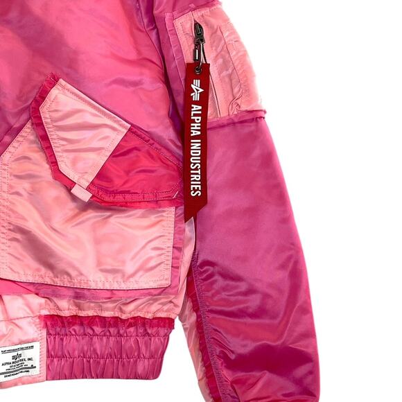 Alpha Industries Pink Colorblock CWU 45/P Bomber Jacket | Medium | NWOT - Picture 8 of 12